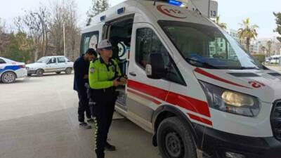 Adıyaman’da iki motosikletin yakıt almak istediği esnada çarpışması sonucu 1