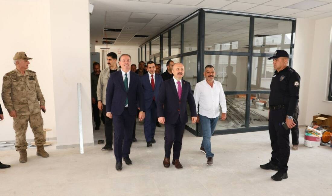 Adıyaman Valisi Dr. Osman Varol, Gölbaşı Halk Eğitim Merkezi inşaatında