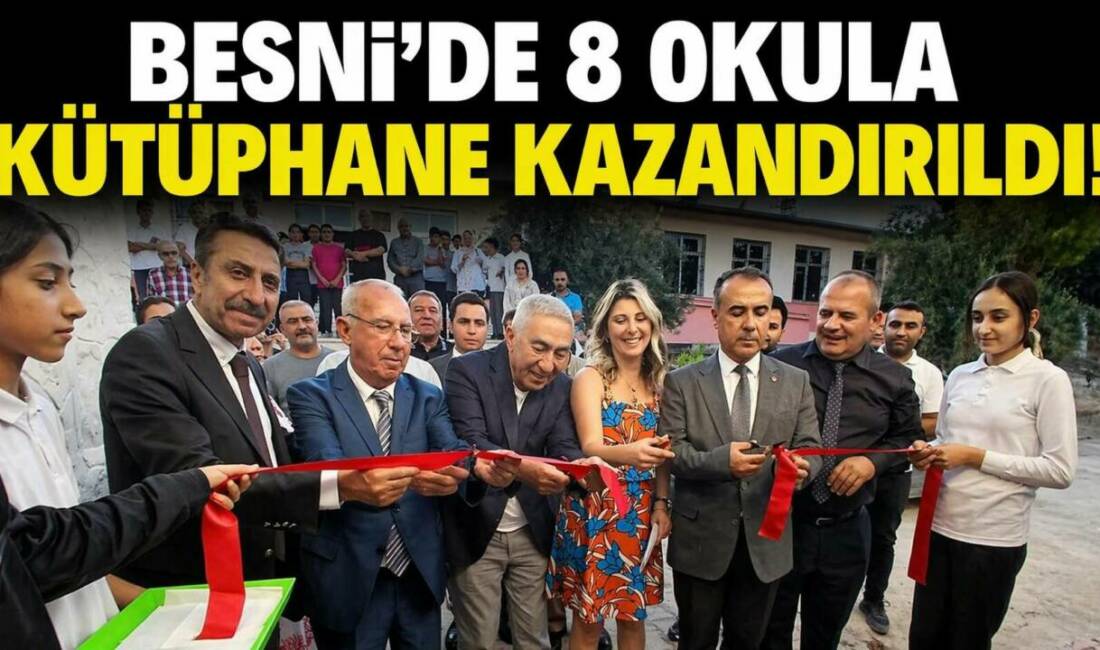 Besni’de eğitim adına önemli bir adım daha atıldı. “Kütüphanesiz Okul
