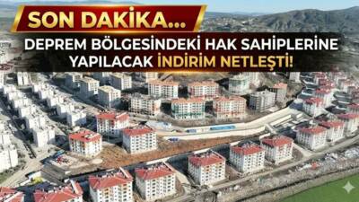 TBMM’de görüşülen kanun teklifi kapsamında deprem bölgesindeki hak sahiplerine uygulanacak