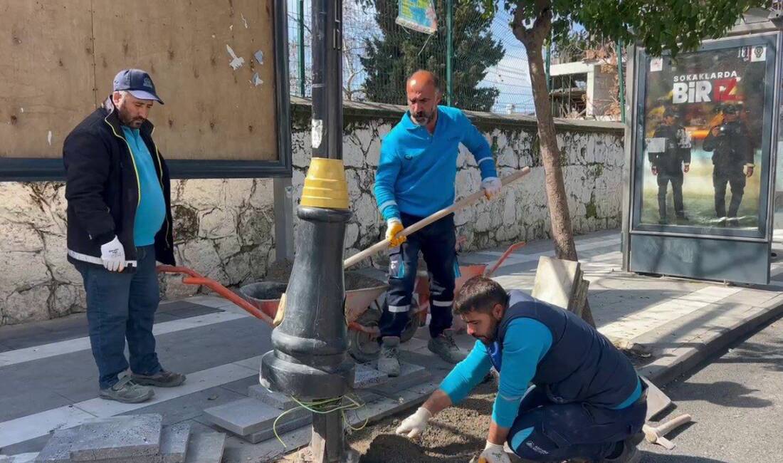 Adıyaman Belediyesi Fen İşleri Müdürlüğü ekipleri, kentin en yoğun güzergâhlarından