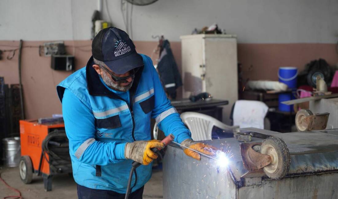 Adıyaman Belediyesi, son iki yılda hurdaya ayrılan 14 bin çöp