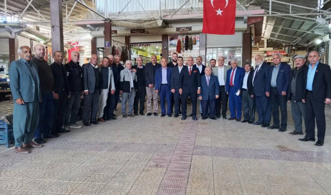 MHP Adıyaman İl Başkanı İsmail Gümüş ve beraberindeki heyet, teşkilat