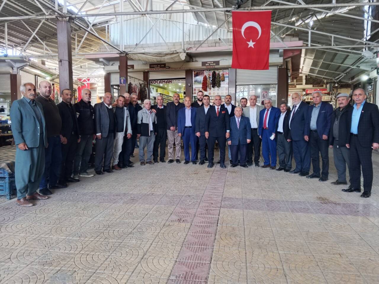 MHP Adıyaman İl Başkanı İsmail Gümüş ve beraberindeki heyet, teşkilat