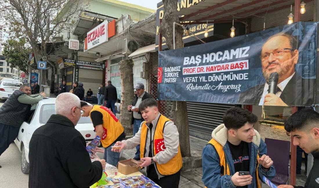 Bağımsız Türkiye Partisi (BTP) Adıyaman İl Başkanlığı tarafından, merhum Genel