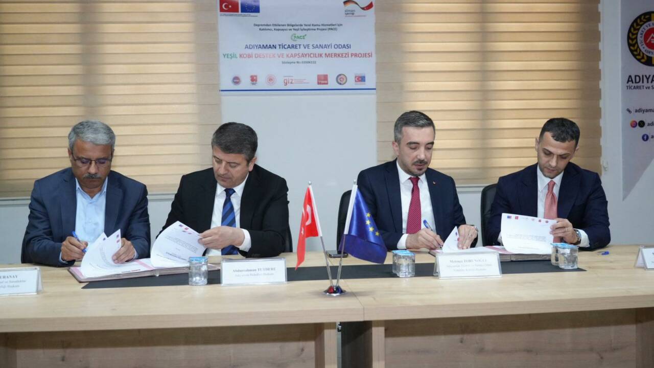 Adıyaman Ticaret ve Sanayi Odası koordinatörlüğünde yürütülen PACE Projesi kapsamında