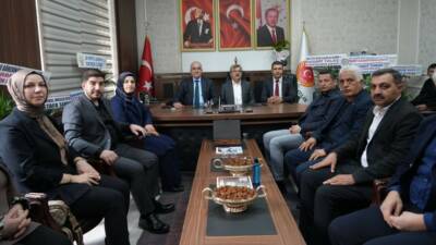 AK Parti Adıyaman Milletvekili Hüseyin Özhan ve parti teşkilatı, İl