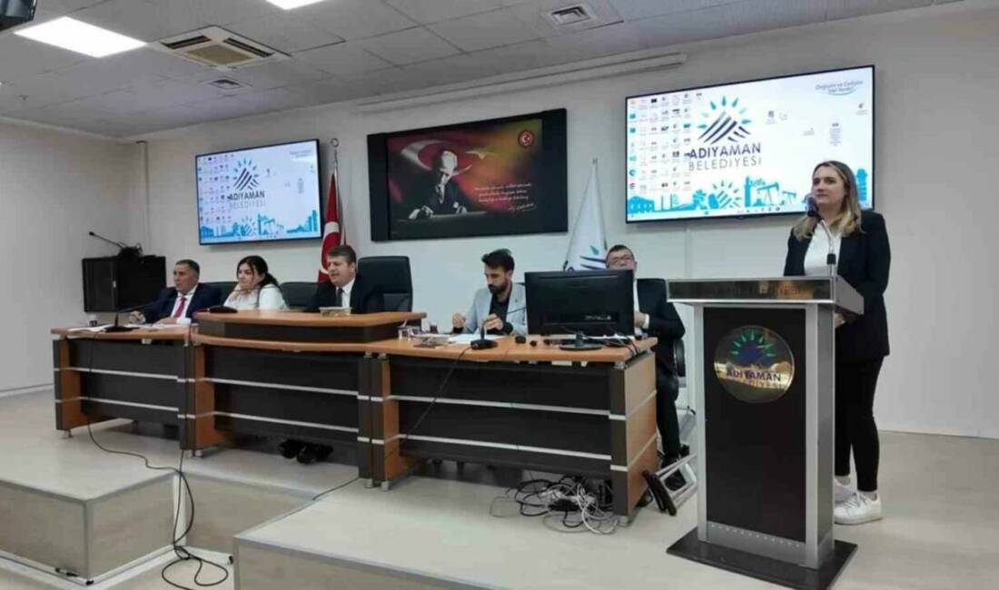Adıyaman Belediyesi’nin Nisan ayı olağan meclis toplantısında, Belediye Başkanı Abdurrahman
