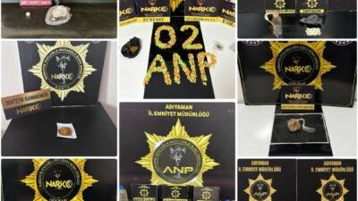 Adıyaman’da polis ekiplerince çeşitli suçlardan aranan şahısların yakalanmasına yönelik yürütülen