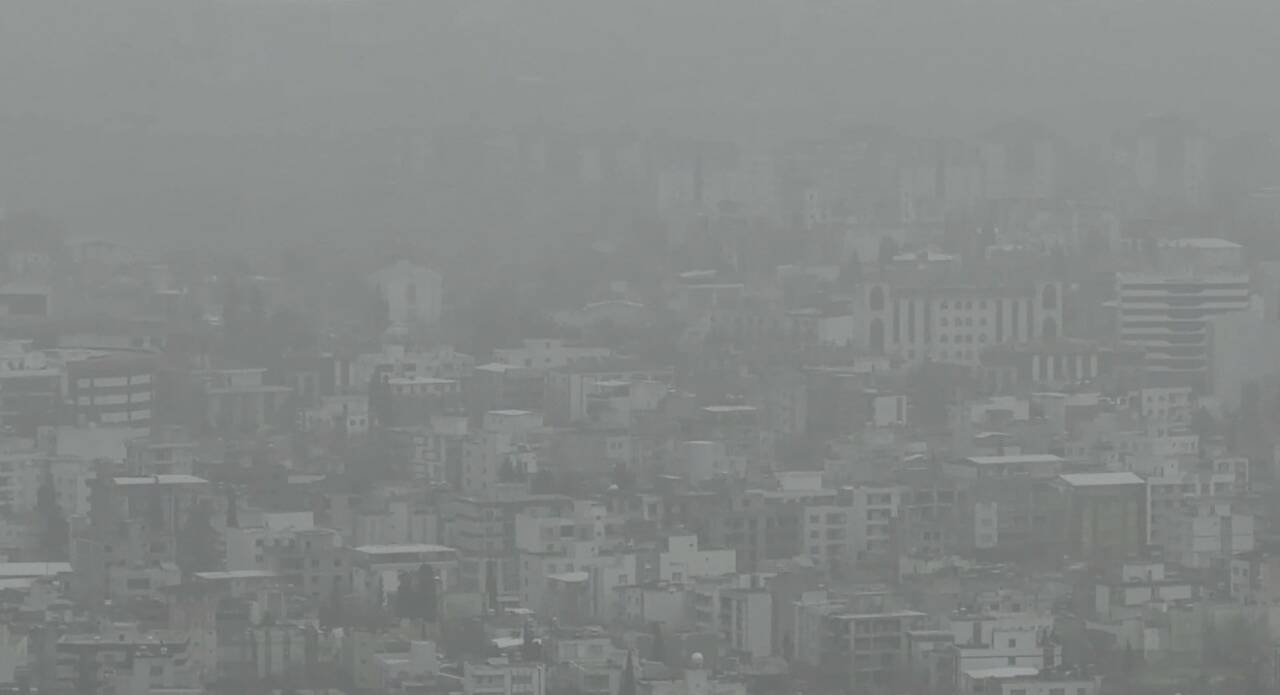 Meteoroloji Genel Müdürlüğü'nün uyarısı sonrası Adıyaman'da etkili olan toz taşınımı,