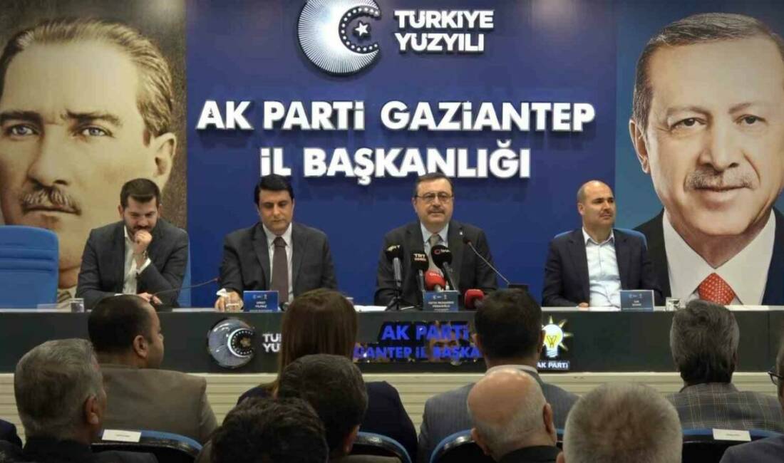 AK Parti Gaziantep İl Başkanı Fatih Muhaddis Fedaioğlu, kentte dün