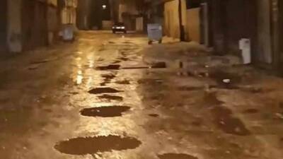 Araban'da altyapı çalışmaları sonrası bakım yapılmaması nedeniyle sokaklar her yağmurda