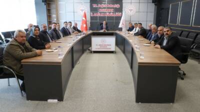 Adıyaman Muhtarlar Federasyonu Başkanı Abdülkadir Geylani Taş ve yönetim kurulu