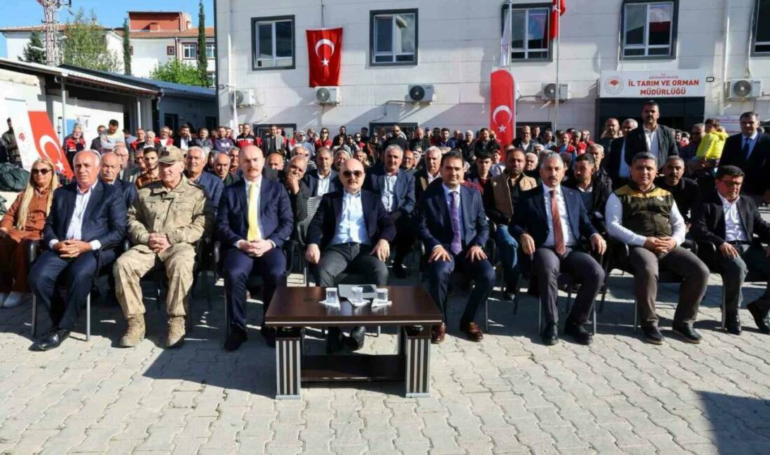 Adıyaman’da, tarımsal üretimi desteklemek ve deprem sonrası üretim şartlarını iyileştirmek