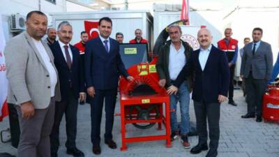 Adıyaman’da, tarımsal üretimi desteklemek ve deprem sonrası üretim şartlarını iyileştirmek