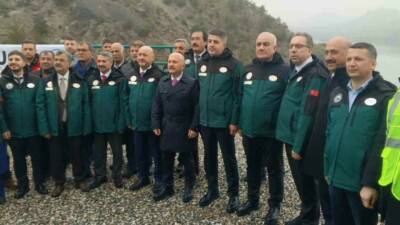Adıyaman’ın Gölbaşı ilçesinde yapımı tamamlanan Çetintepe Barajı, Cumhurbaşkanı Recep Tayyip