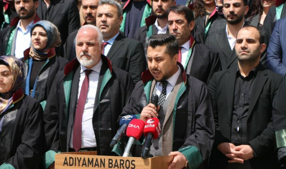 Adıyaman Barosu, İsrail Parlamentosu tarafından kabul edilen ve kamuoyunda "idam