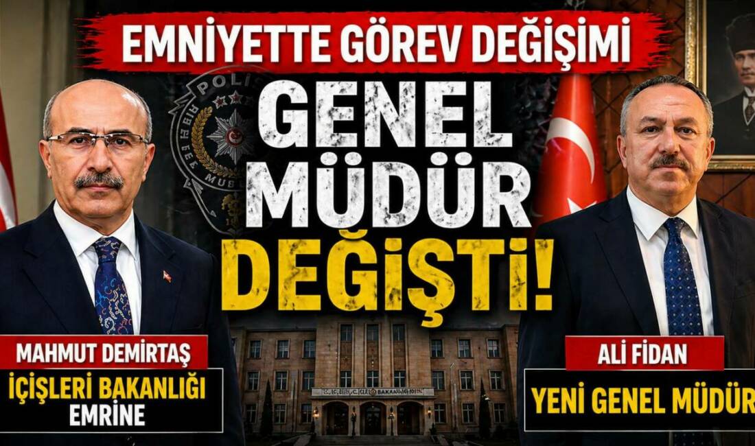 Cumhurbaşkanlığı kararıyla Emniyet Genel Müdürlüğü’nde görev değişimi yapıldı. Nevşehir Valisi