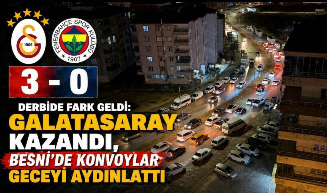 Süper Lig’de derbi heyecanı zirveye çıktı. Galatasaray, ezeli rakibi Fenerbahçe’yi