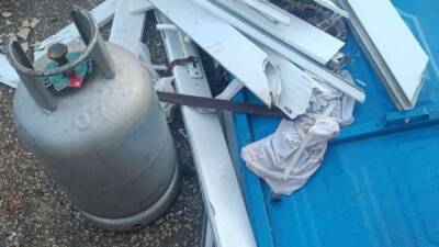 Batman’ın Gercüş ilçesinde yemek yaptığı sırada sızan gazın parlaması sonucu