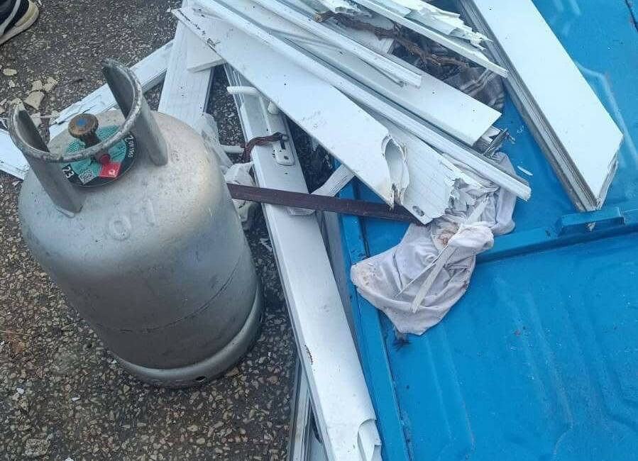 Batman’ın Gercüş ilçesinde yemek yaptığı sırada sızan gazın parlaması sonucu