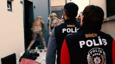 Gaziantep merkezli 14 ilde düzenlenen nitelikli dolandırıcılık operasyonunda gözaltı sayısı