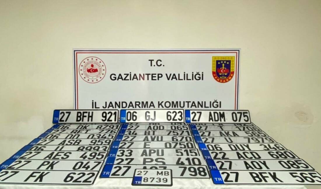 Gaziantep’te jandarma ekiplerince yapılan operasyonda oto yıkama işyerinde 27 adet
