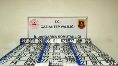 Gaziantep’te jandarma ekiplerince yapılan operasyonda oto yıkama işyerinde 27 adet