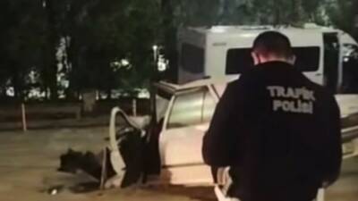 Gaziantep’te bir işçi servisi ile otomobilin çarpışması sonucu 1’i ağır