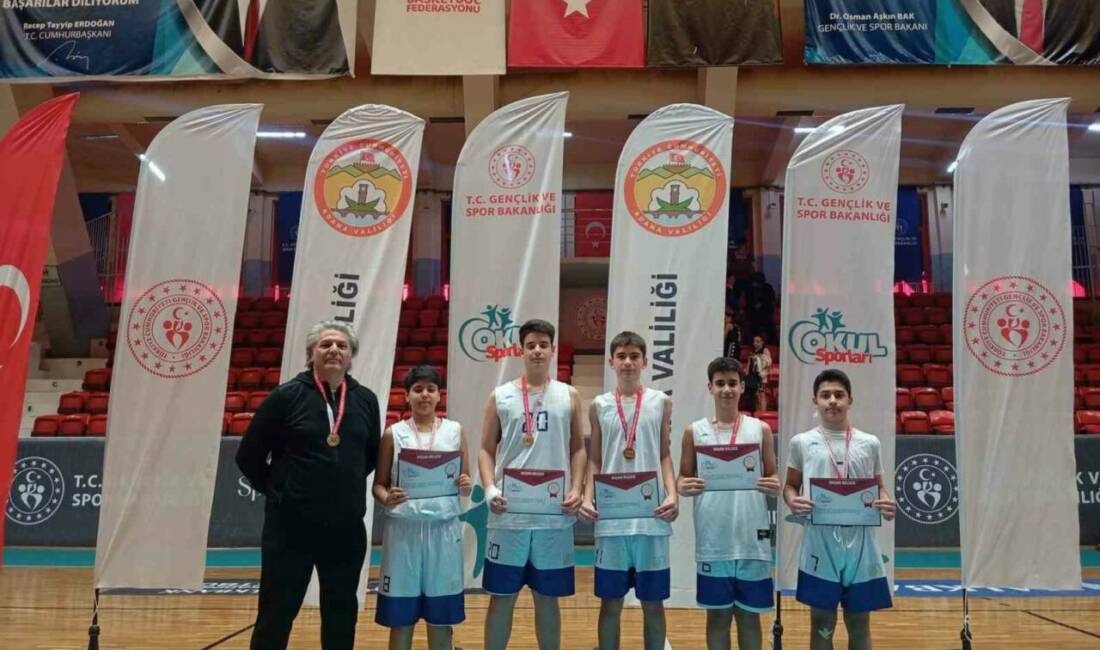 Gaziantep Kolej Vakfı Özel Okulları Yıldız Erkek Basketbol Takımı Adana’da