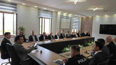 Adıyaman’ın Gölbaşı ilçesinde koordinasyon toplantısı yapıldı.