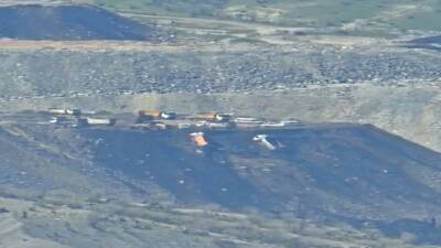 Şırnak’ta kömür ocaklarının bulunduğu bölgede meydana gelen toprak kaymasında park