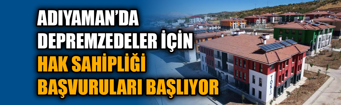 AFAD ve Adıyaman Valiliği koordinasyonunda,