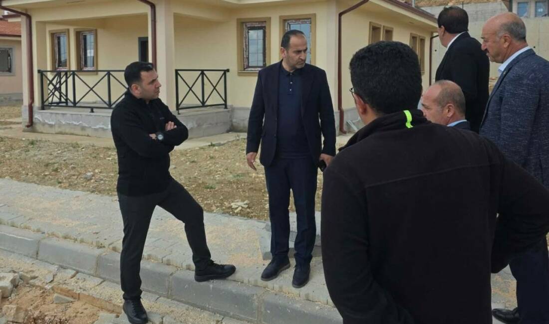 Adıyaman’ın Gölbaşı ilçesi Harmanlı beldesinde kalıcı konutlar ve cami inşaatı