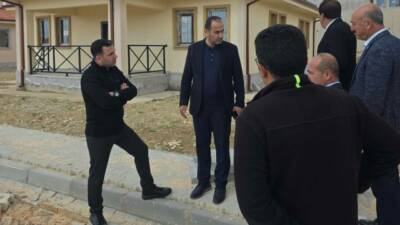 Adıyaman’ın Gölbaşı ilçesi Harmanlı beldesinde kalıcı konutlar ve cami inşaatı