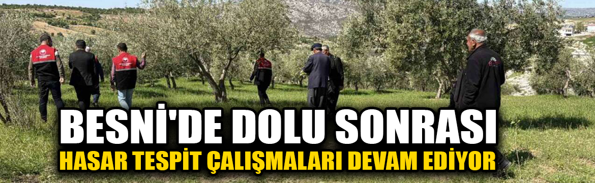 Adıyaman’da etkili olan dolu yağışı