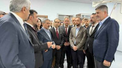 Adıyaman'ın Kahta ilçesinde Kâhta Devlet Hastanesi bünyesinde açılan anjiyo ünitesi,