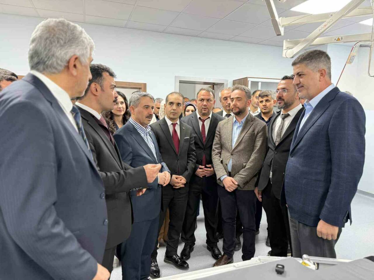 Adıyaman'ın Kahta ilçesinde Kâhta Devlet Hastanesi bünyesinde açılan anjiyo ünitesi,