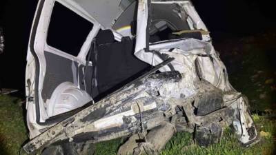 Cizre'de direksiyon hakimiyetini kaybeden bir kamyonetin şarampole yuvarlanması sonucu sürücüsü