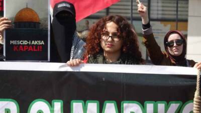 Kilis’te bir sivil toplum kuruluşu tarafından yapılan açıklamada, Filistinli esirlere