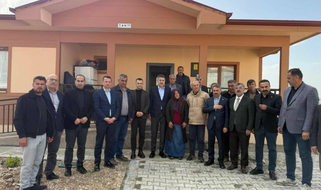 Adıyaman’da köylerde yürütülen yatırım ve altyapı çalışmaları kapsamında İncebağ Köyü