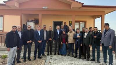 Adıyaman’da köylerde yürütülen yatırım ve altyapı çalışmaları kapsamında İncebağ Köyü