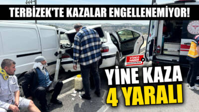 Adıyaman’ın Besni ilçesinde kazalarıyla meşhur Terbizek kavşağında yine iki aracın