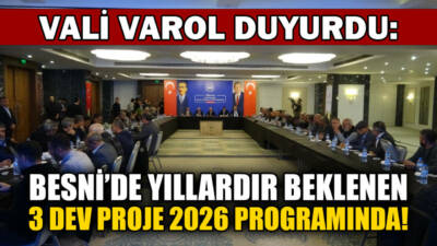 Adıyaman’da 2026 yılında hayata geçirilmesi planlanan projeler kamuoyuna duyuruldu. İl