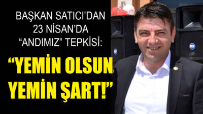 Besni Atatürkçü Düşünce Derneği Başkanı Mehmet Satıcı, 23 Nisan etkinliklerinde