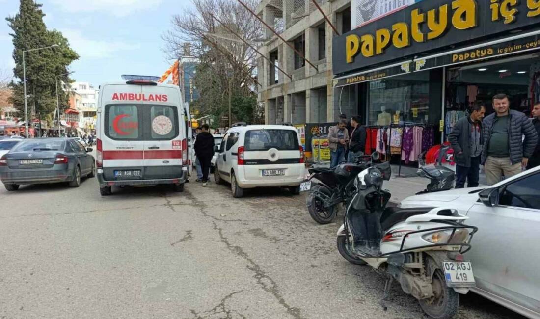 Adıyaman'da bir motosikletin yayaya çarpması sonucu yaya yaralanırken, motosiklet park