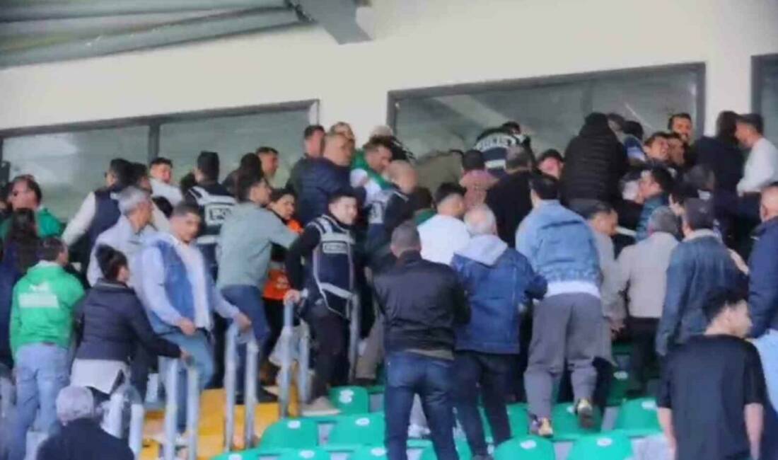 Muğlaspor-Şanlıurfaspor maçının ardından tribünlerde yaşanan arbede sonucu Şanlıurfaspor Başkanı Kemal