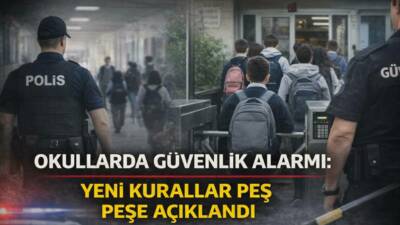 Şanlıurfa ve Kahramanmaraş’ta yaşanan saldırıların ardından okullarda güvenlik önlemleri artırıldı.