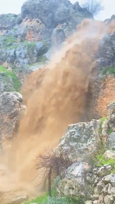 Diyarbakır’ın Silvan ilçesinde etkili olan sağanak yağışlar, doğayı canlandırırken beraberinde