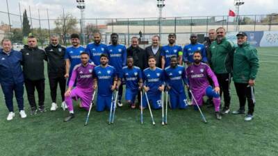 Şahinbey Ampute Futbol Takımı, deplasmanda Başkent Ampute Futbol Gücü Spor